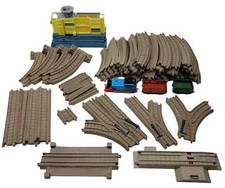 Thomas Friends Sodor Airport Motorized Train Cars 64pc Trackmaster Tracks Lot