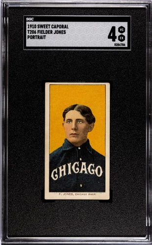 1909-11 T206 Fielder Jones Portrait Sweet Caporal 350/30 SGC 4