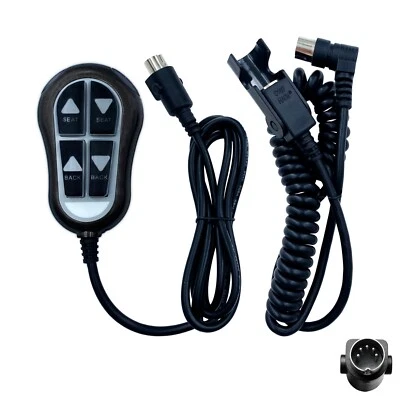 MUSHE 4 Button 5 Pin Remote Replacing ZK1300-HC Recliner Hand Control with Backlight