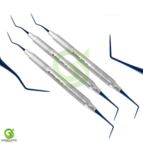 Endo Dg16 Explorer Dental Diagnostic 3Pcs Hollow Handle Double Ended Instruments - Picture 2 of 3