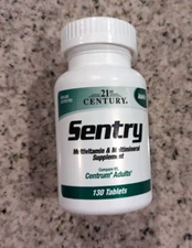 Sentry, Adults Multivitamin & Multimineral Supplement, 130 Tablets 12/26