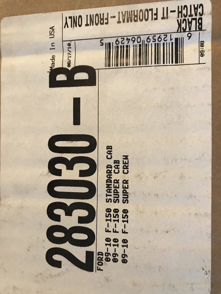 Alfombrillas delanteras negras Lund 283030-B Catch-It camioneta F150 2009-2011 Foto 2 de 3