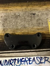 Drag Specialties Black Smooth Handlebar Top Clamp Harley Dyna Heritage Softail