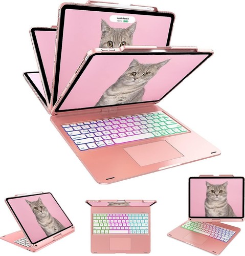 Touchpad 360° Rotate Keyboard Case Cover For iPad 7/8/9/10th Air 5/4 Pro 11 12.9 - Picture 38 of 54