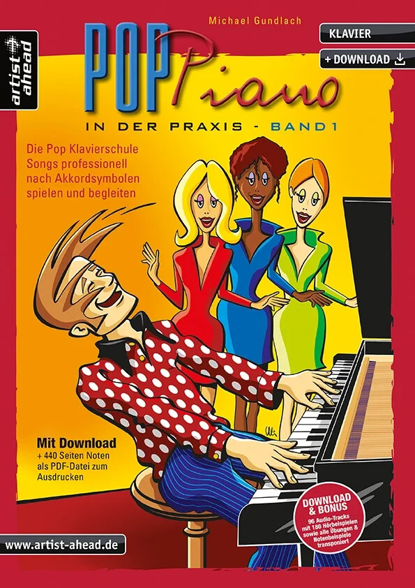 Pop-Piano in der Praxis - Band 1: Songs professionell nach Akkordsymbolen spielen und begleiten (inkl. Download). Lehrbuch für Klavier. Klavierschule. Klavierstücke. Klaviernoten. - Bild 2