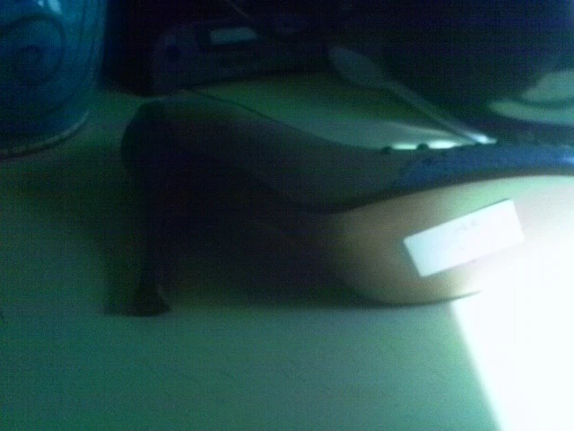 ANDRES BRASIL AZUL COCO BEIGE TODO CUERO BEBÉ MUÑECA BRONCE TACHUELA STILETTO 7 M  Foto 4 de 4