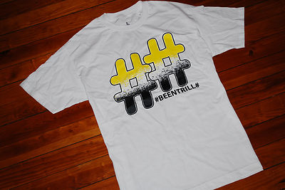 【BEENTRILL】男女共用 Daisy Hashtag T-Shirt / 追跡付 NEW Been Trill #BEENTRILL Double Hash Mallratz Graphic T