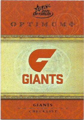 2021 Optimum Plus Parallel (OPP65) CHECKLIST Gws 050/115