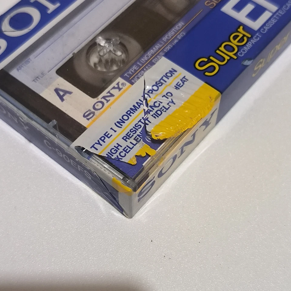 SONY C-90EFS type 1 blank cassette brand new sealed - made in JAPAN - Image 3 of 4