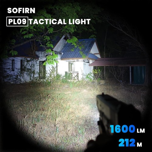 Sofirn PL09 Pistol Light, 1600 Lumens Rechargeable Tactical Compact flashlight - Picture 2 of 7