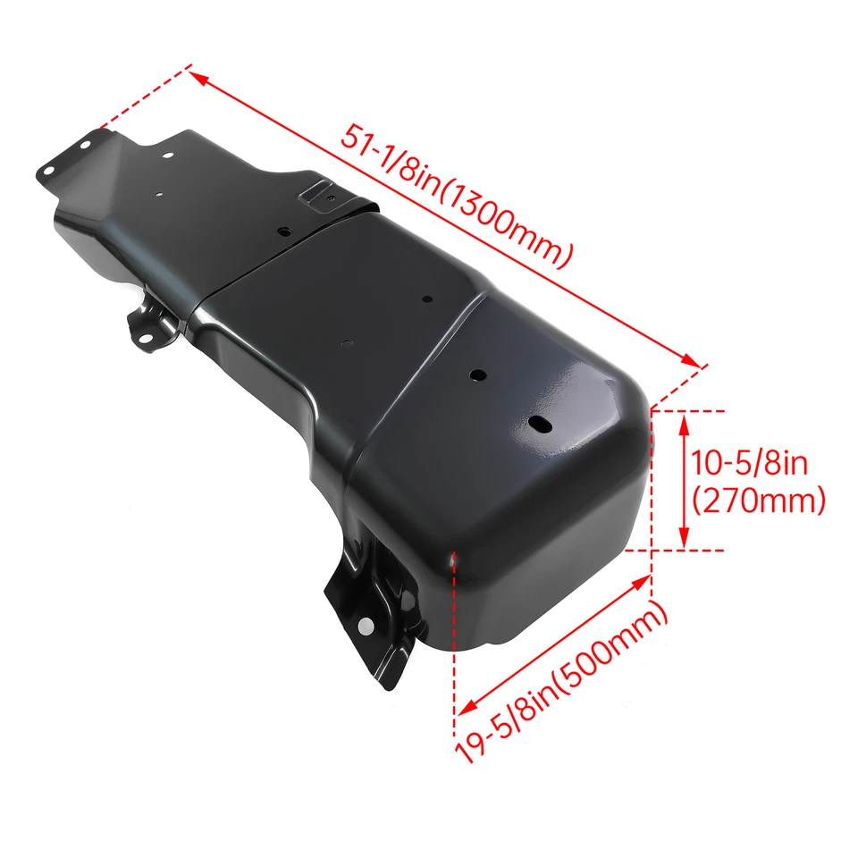 Gas Fuel Gas Tank Skid Plate For 2007-2018 Jeep Wrangler & 2018 Wrangler JK Foto 2 de 4