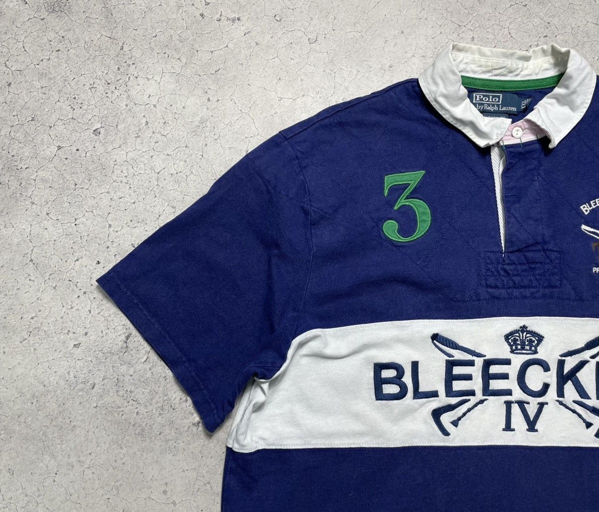 Vintage Polo Ralph Lauren Bleecker IV Polo Shirt Y2K PRL #3