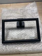 ICO Bath V62325 Volkano Crater Wall Mounted Towel Ring - Matte Black