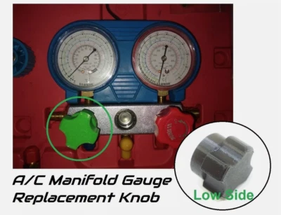 DNA A/C Manifold Gauge Knob Harbor Freight U.S. General & Others (LOW / HIGH SIDE)