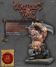 Avatars of War Ogre Khan with Great Weapon aow95 Fantasy 28mm Ogre Kingdoms