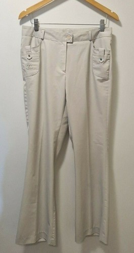 CHANEL Womens Beige Dress Pants Size 8? (Actual 32" Waist x 29" Inseam) Korea - Picture 2 of 12