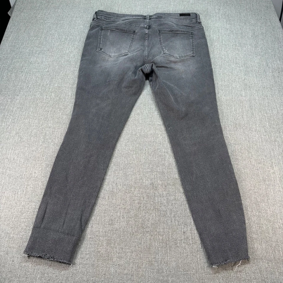 Kut from the Kloth Jeans Womens Size 16s Gray High Rise Toothpick Skinny Stretch - Image 4 of 4