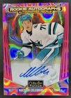2024-25 O-Pee-Chee Platinum Macklin Celebrini Rookie Auto Pink Magma RC #R-CE