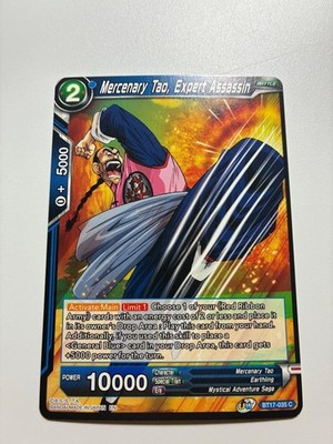 Mercenary Tao, Expert Assassin BT17-035 Ultimate Squad Dragon Ball Super NM