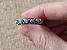 Southwest Sterling Silver Ring In Opal