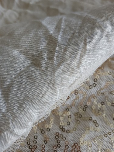 Anna & Ava Beige Sequin Coverup Shawl Wrap Scarf Accessory One Size O/S OS NWOT - Picture 10 of 10