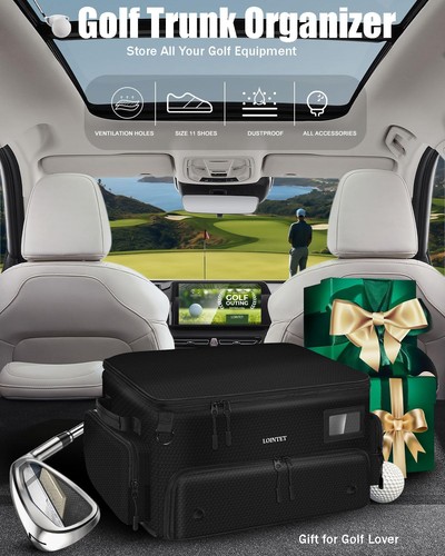 LOINTET Golf Trunk Organizer, Waterproof Car Golf Locker with Separate Ventil... - Picture 6 of 6