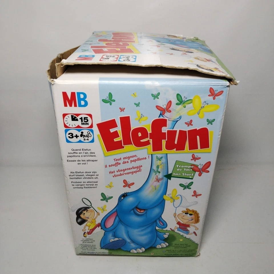 Elefun Butterfly Catching Game MB Games 2006 Working Replacement Butterflies  - Image 4 of 4