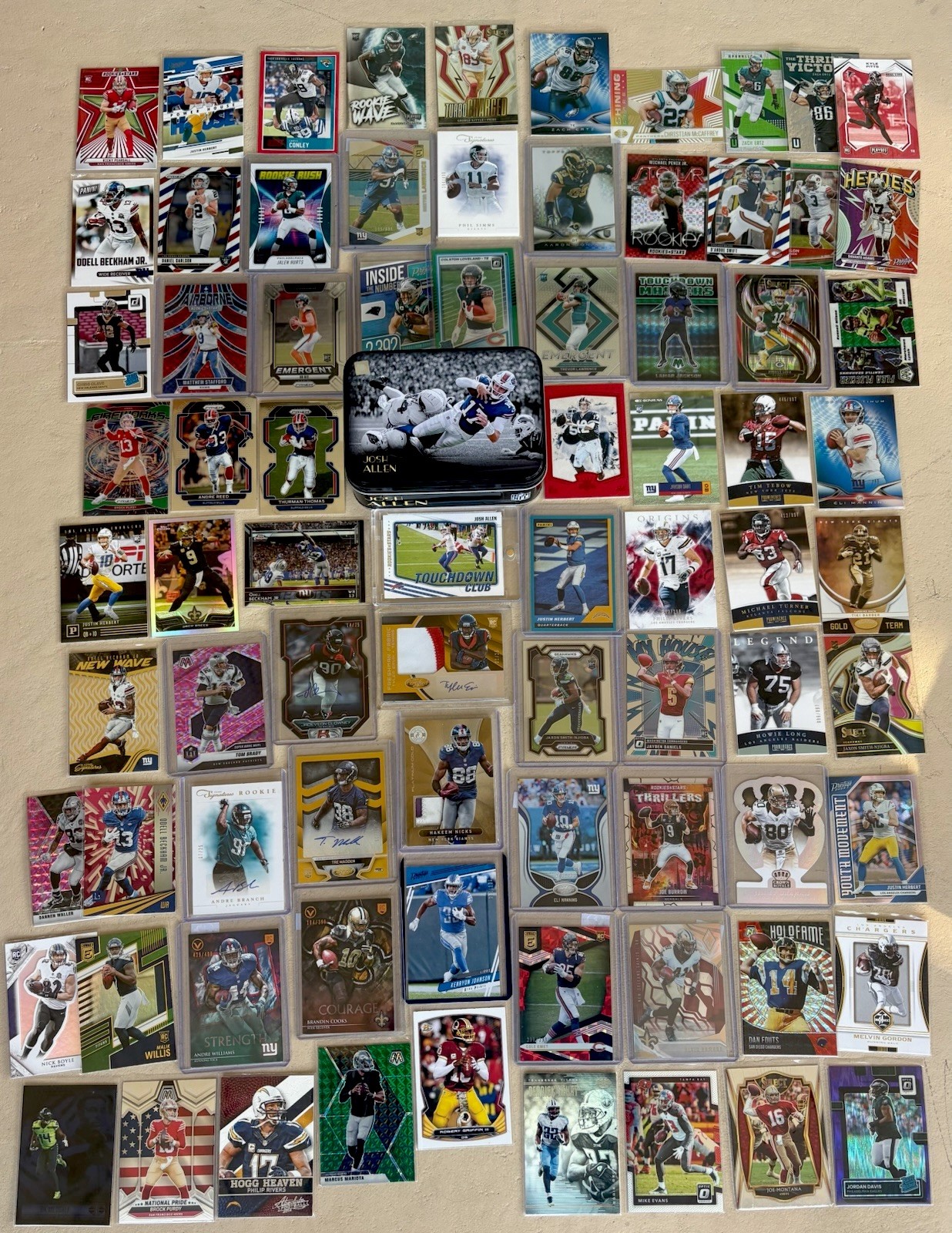 NFL Football MASSIVE 300 Card Autos Rookies Relics Parallels Inserts Card Lot 👑 view 1