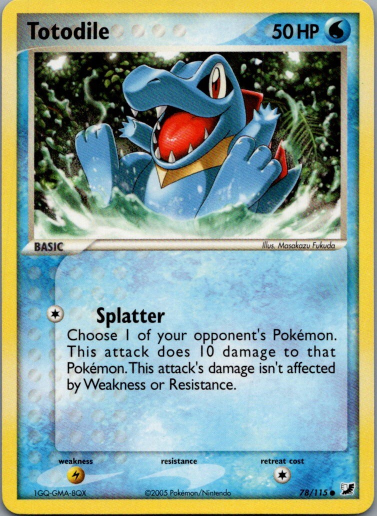 Totodile Common Unseen Forces 78/115 NM