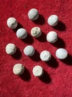 Lot of 12 Original Civil War Musket Balls/Case Shot - Vicksburg, MS - Dug by Me!