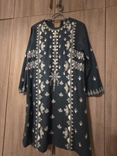 Ethnic Embroidered 2-Piece Suit Size S
