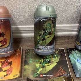 LEGO TECHNIC BIONICLE - Tahu Lewa Gali (Lot 3) Complete Canister Manual Poster