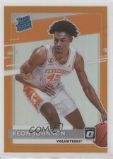 2021 Chronicles Draft Picks Donruss Optic Rated Rookies Orange Keon Johnson kq9