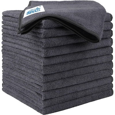 HOMEXCEL HOMEXCEL Microfiber Cleaning Cloth 12 Pack, 12.5 x 12.5 inch Microfiber