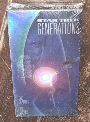 Star Trek Generations [CC] (CHS, 1995, Paramount) Patrick Stewart!