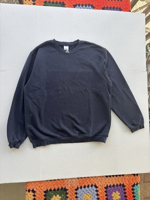 Vintage 2000s Adidas Center Logo Crewneck Sweater Sz L Embroidered Y2K Classic