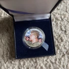 1967 Kennedy Clad Half Dollar Colorized 40% Silver w/ Box