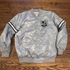 Chaqueta de bombardero satinada Los Angeles Kings NHL Hockey Starter Talla: Grande