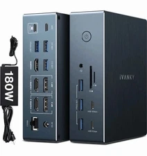 iVanky 20-in-1 FusionDock Pro 2 DisplayLink Docking Station for MacBook Pro/Air