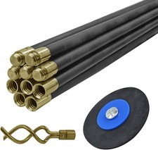 Universal Drain Clean Set (10 x Rods Plunger & Worm)