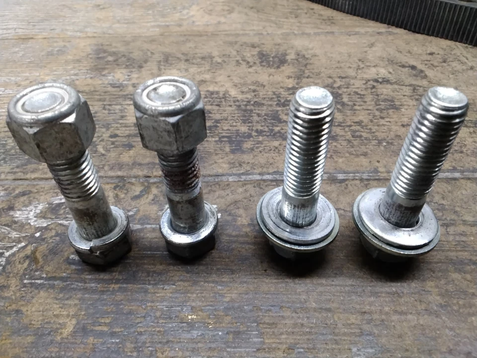 08 Harley Davidson Electra Glide Ultra Classic Rear Shock Bolts Hardware BR-696 - Image 4 of 4