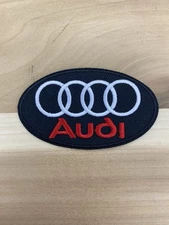 Audi Embroidered Iron On Patch 3”