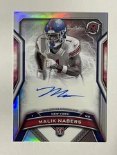 2025 Topps Malik Nabers Resurgence Auto Rookie #RRS-MN Rookie Signatures
