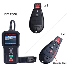 2 For 2014 2015 2016 2017 Jeep Cherokee Remote Car Key Fob GQ4-53T +Programmer