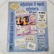 Definitions & Words Ephemera 221 Images Scrapbooking Collage ART Craft