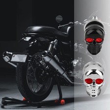 2Pcs Skull License Plate Frame Bolts Motorcycle Plastic Screw Bolt Set