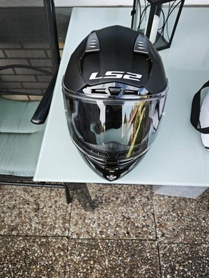 Motorradhelm   LS2, Integraler Motorradhelm Challenger 2 Matt Black, XXL 