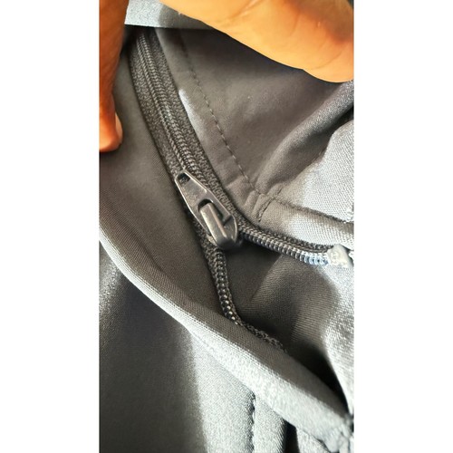 Giacca Anorak Nine West blu con cappuccio coulisse vita tasche XL donna - Foto 11 di 11