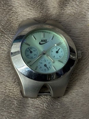 Nike Air Just Do It Chronograph Silver Stainless Steel Analog Wristwatch vintage