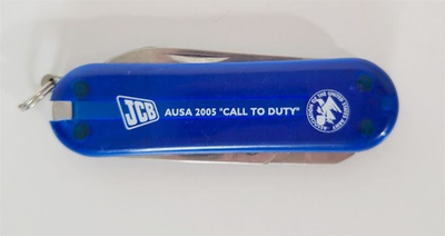 #ad JCB AUSA 2005 Pocket Knife With Accessories Unused Military $3.99